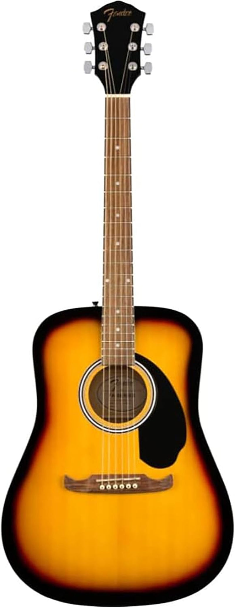 Dreadnought Acoustic Guitar - Sunburst Bundle with Gig Bag, Tuner, Strap, Strings, String Winder, Picks,  Play Online Lessons, and Austin Bazaar Instructional DVD