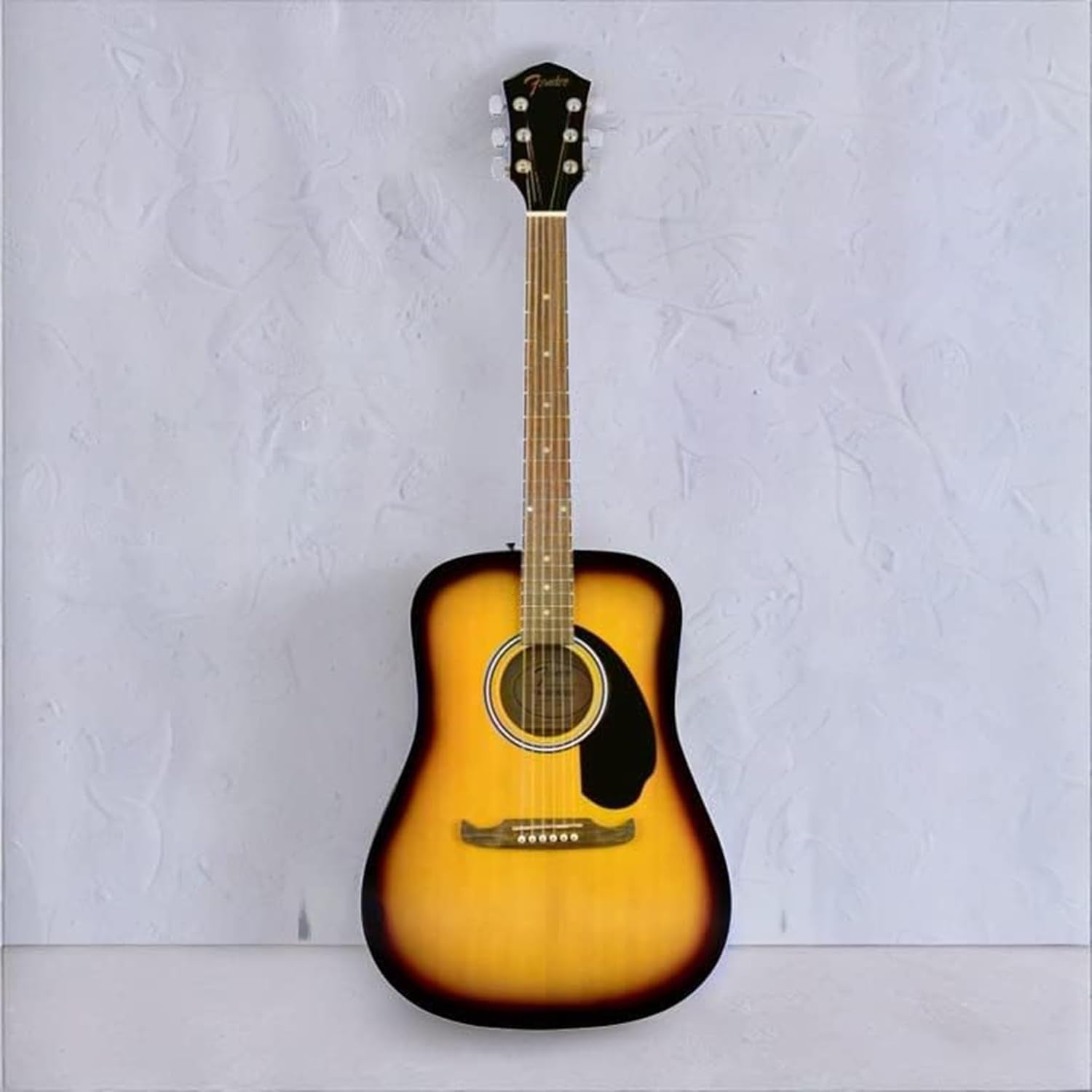 Dreadnought Acoustic Guitar - Sunburst Bundle with Gig Bag, Tuner, Strap, Strings, String Winder, Picks,  Play Online Lessons, and Austin Bazaar Instructional DVD
