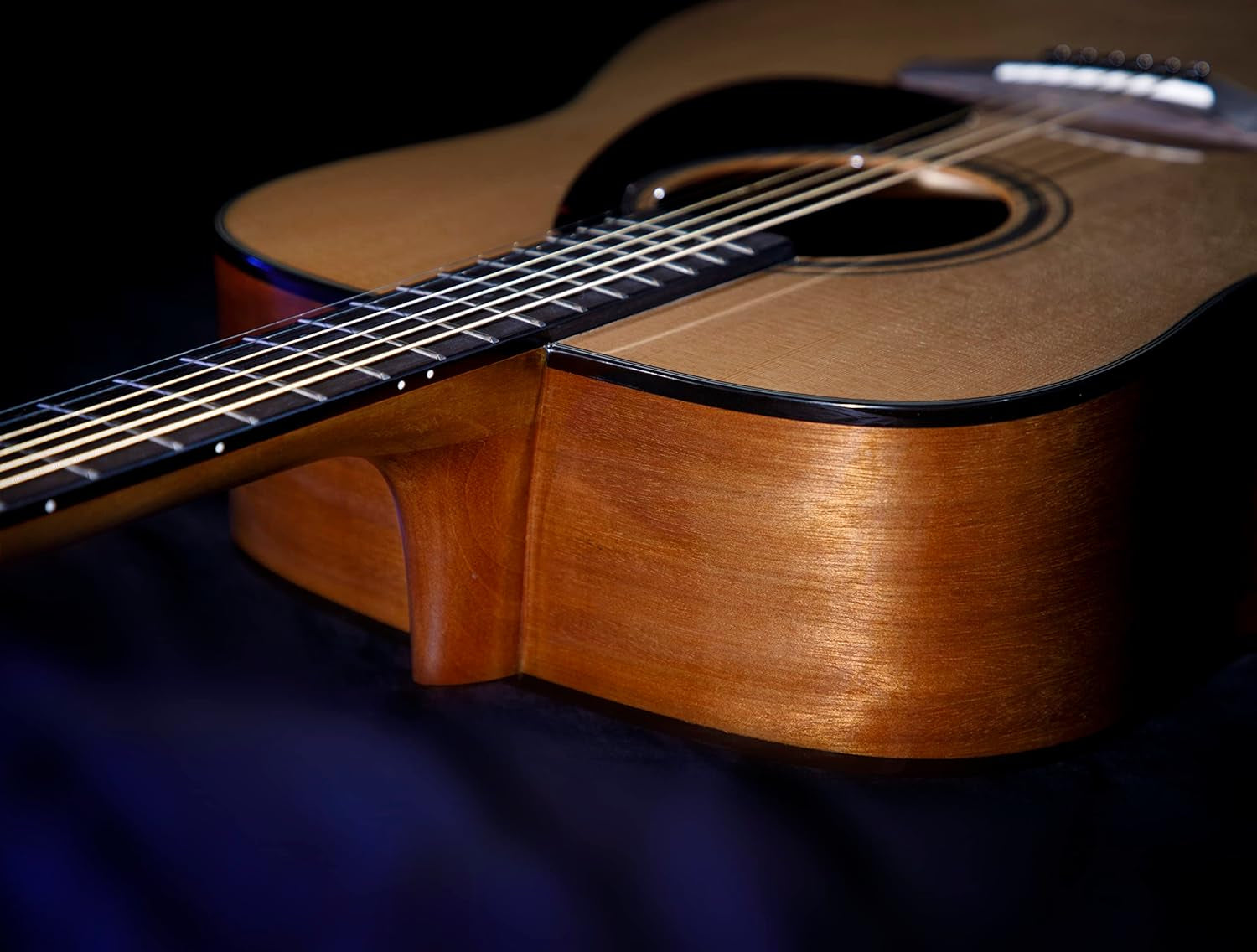 6 String Beginner Solid Spruce Top Traditional Western Dreadnought Acoustic Guitar with Rosewood Fingerboard, Natural Finish, Right, (FG800J NT)