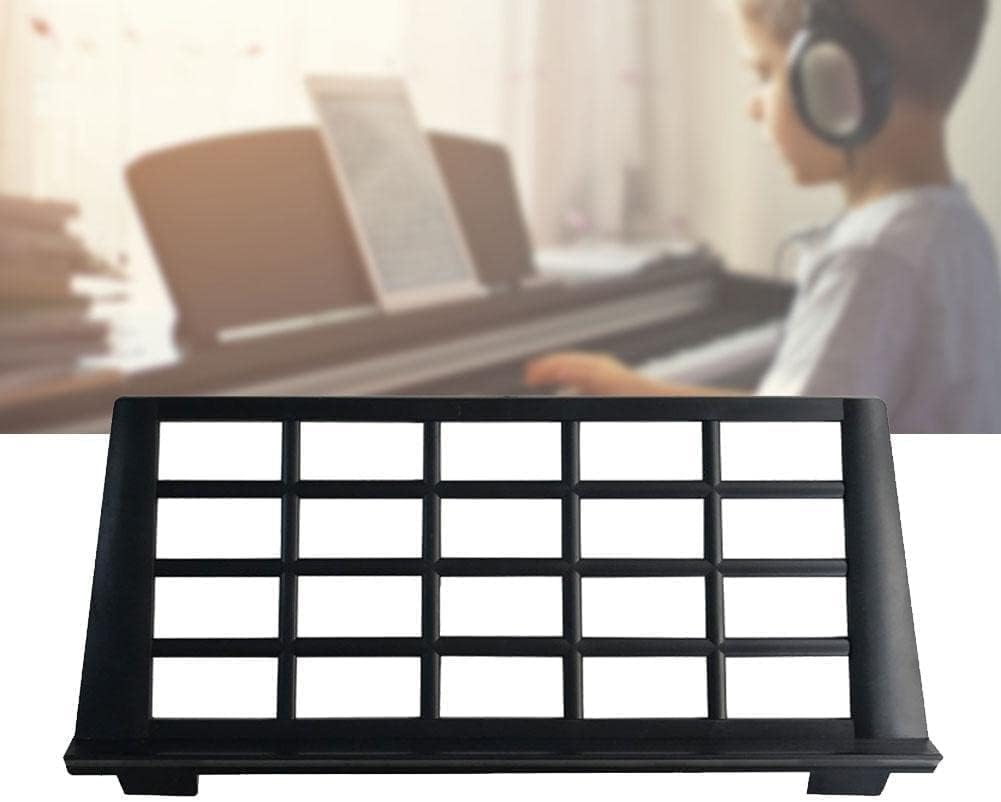 Black Keyboard Music Score Stand - Electronic Sheet Music Stands - Musical Instrument Parts Portable Durable Suitable Organ Holder - Instrument Accessories - Sheet Music Stands