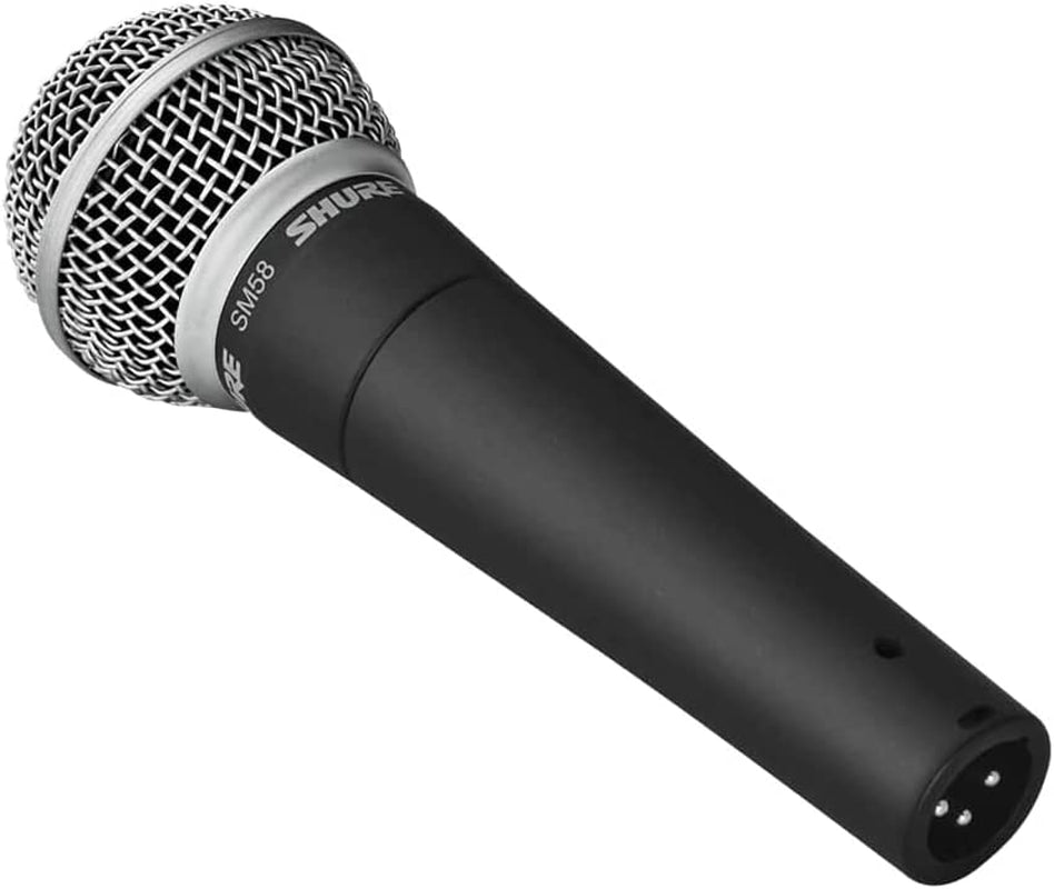 SM58 Pro XLR Dynamic Microphone - Professional Studio & Live Performance Cardioid Mic for Vocals, Podcasting, and Recording (SM58-LC)