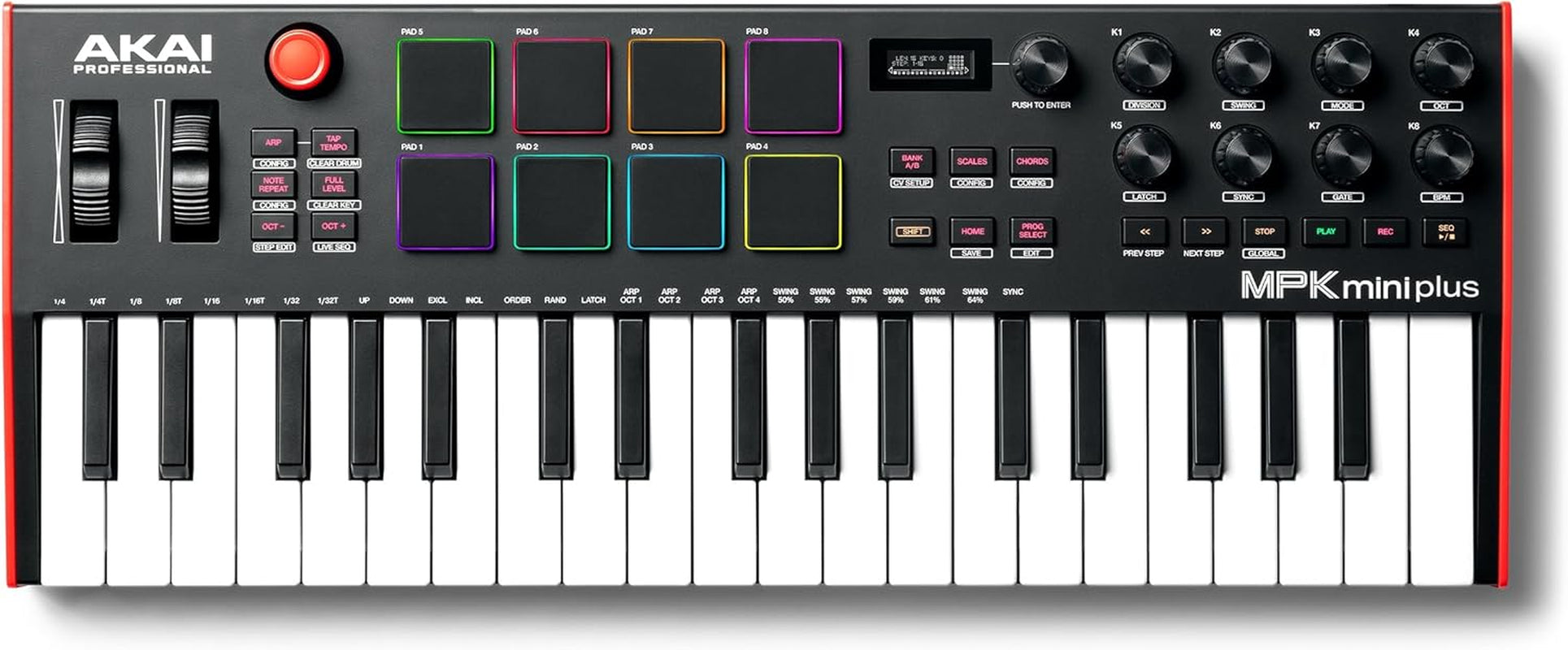 37-Key Akai MPK Mini plus - USB MIDI Keyboard Controller