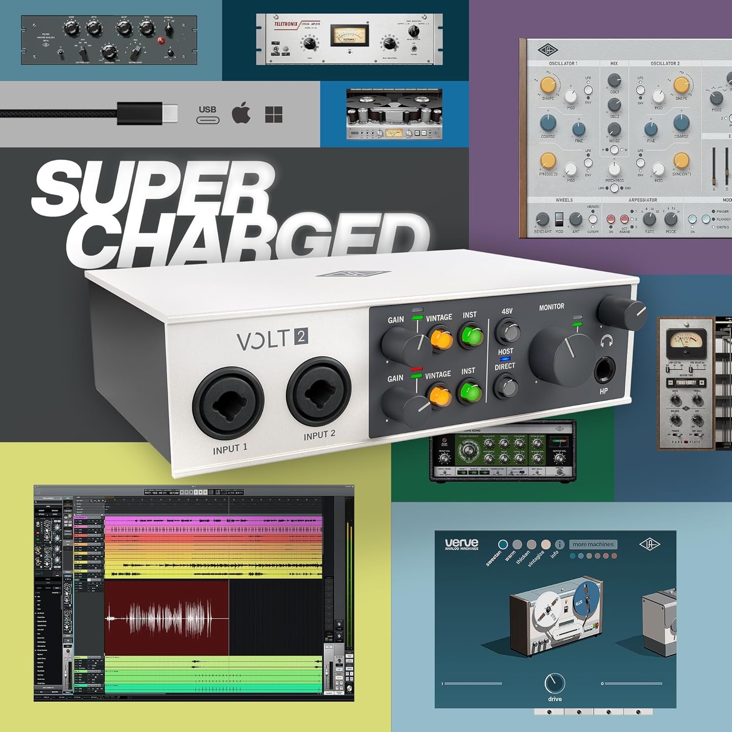 Volt-2 USB Recording Studio Audio Interface