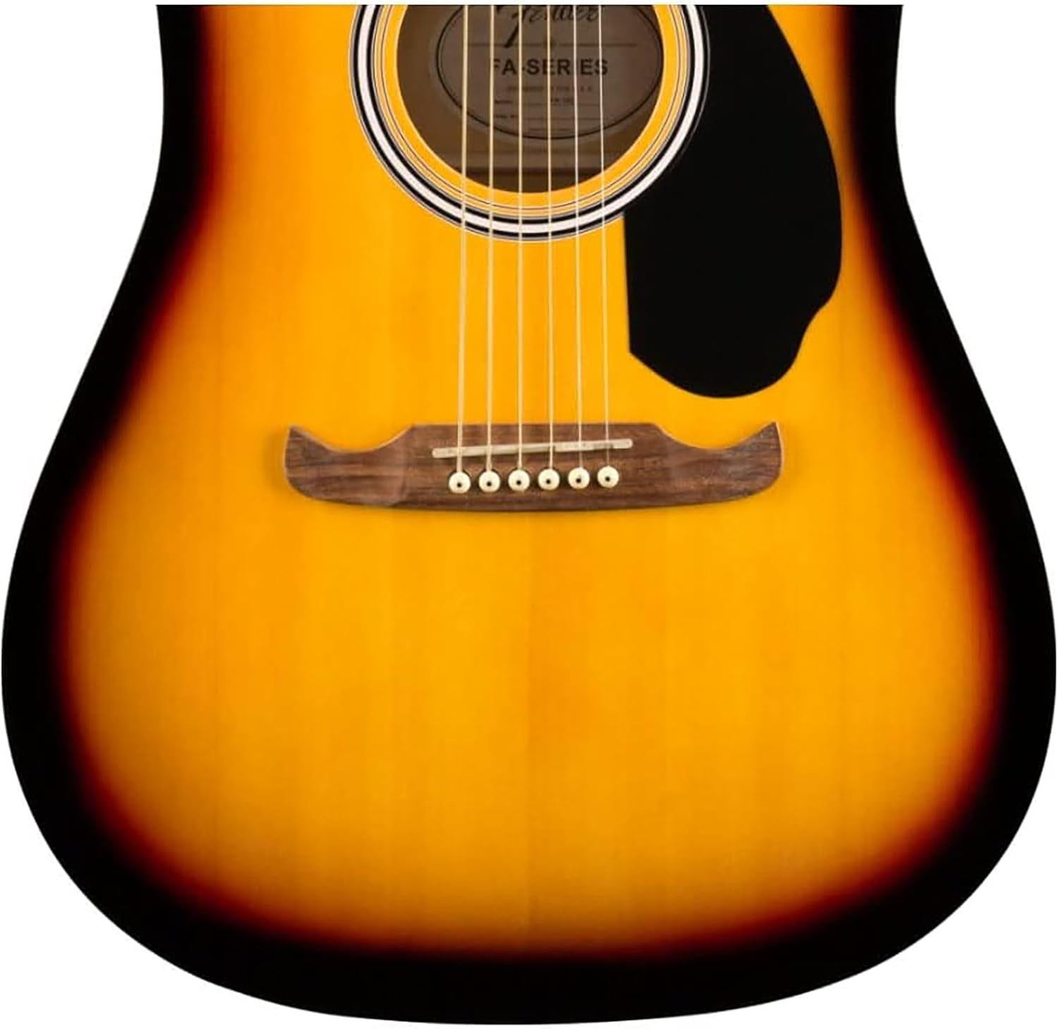 Dreadnought Acoustic Guitar - Sunburst Bundle with Gig Bag, Tuner, Strap, Strings, String Winder, Picks,  Play Online Lessons, and Austin Bazaar Instructional DVD