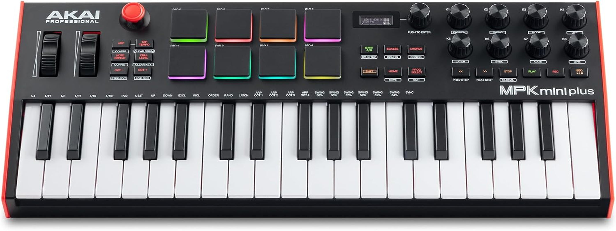 37-Key Akai MPK Mini plus - USB MIDI Keyboard Controller