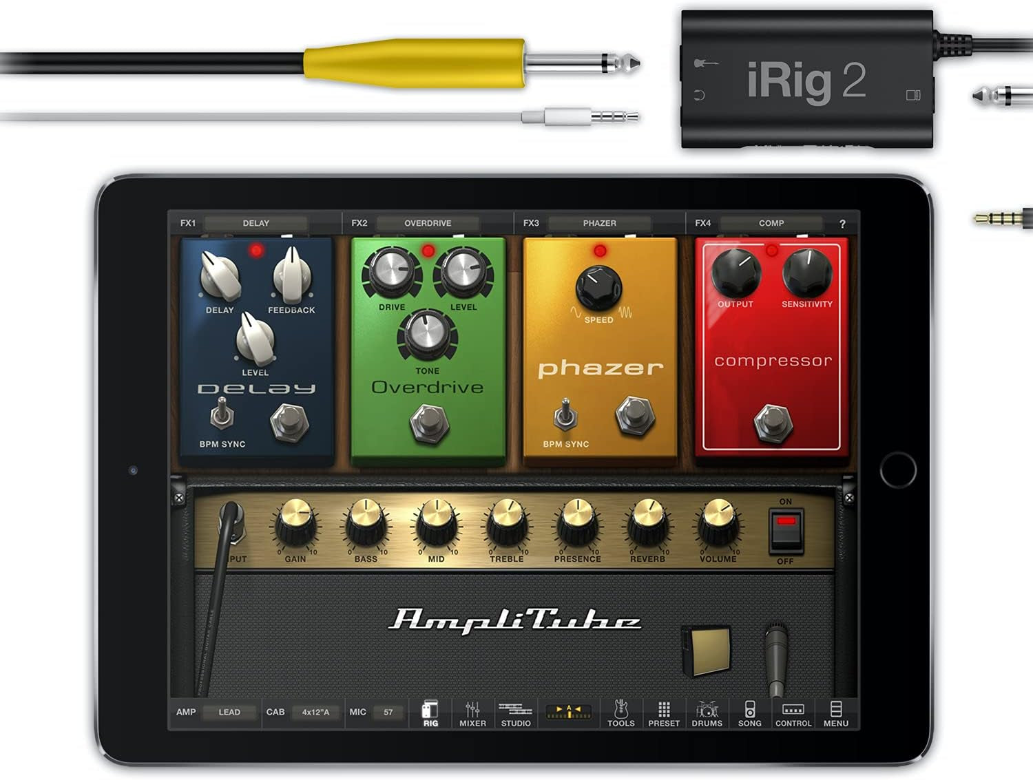 iRig 2 Portable Guitar Audio Interface Adapter