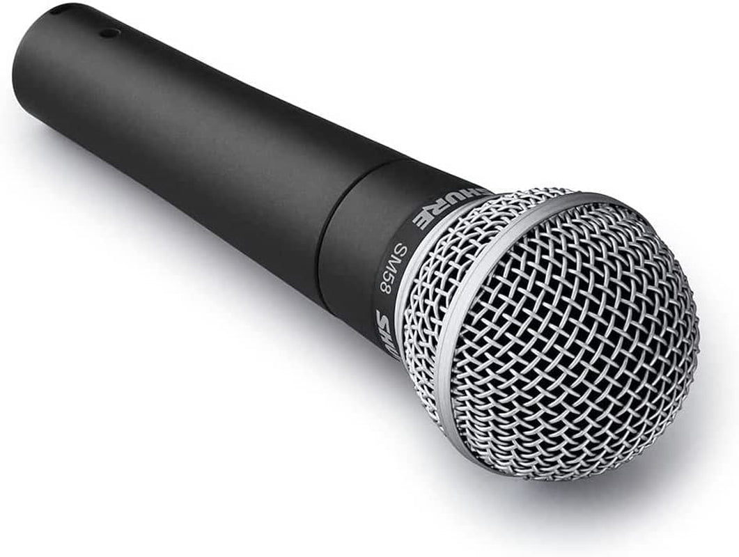 SM58 Pro XLR Dynamic Microphone - Professional Studio & Live Performance Cardioid Mic for Vocals, Podcasting, and Recording (SM58-LC)
