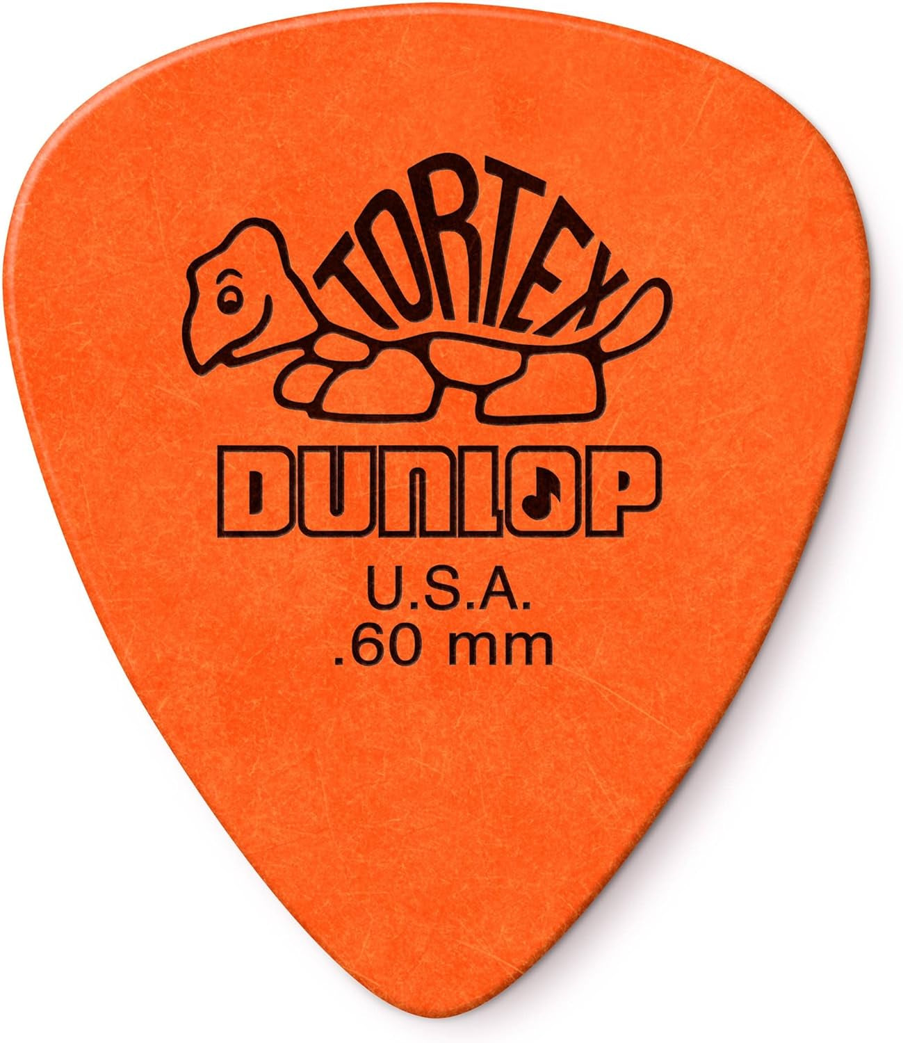 Dunlop Tortex Standard .60Mm Orange Guitar Pick, 12 Pack