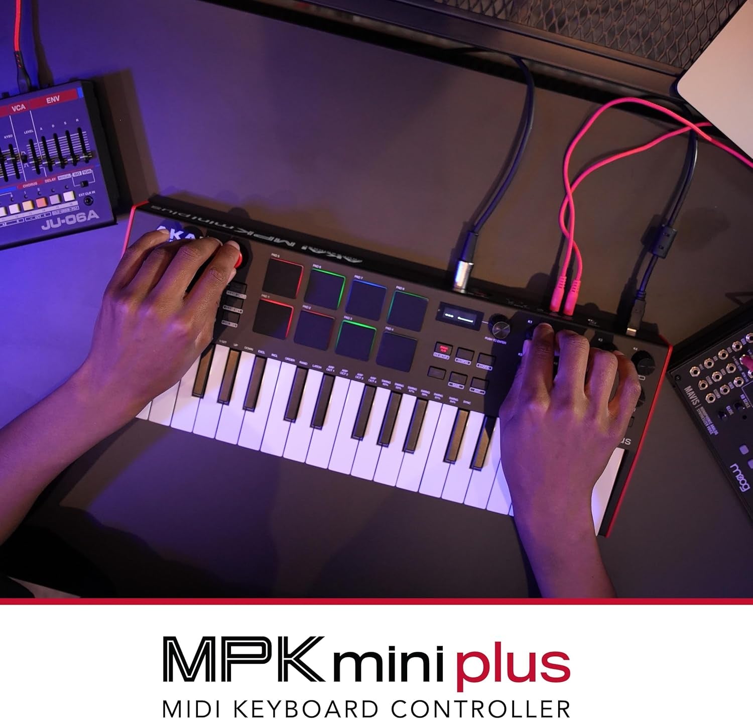 37-Key Akai MPK Mini plus - USB MIDI Keyboard Controller