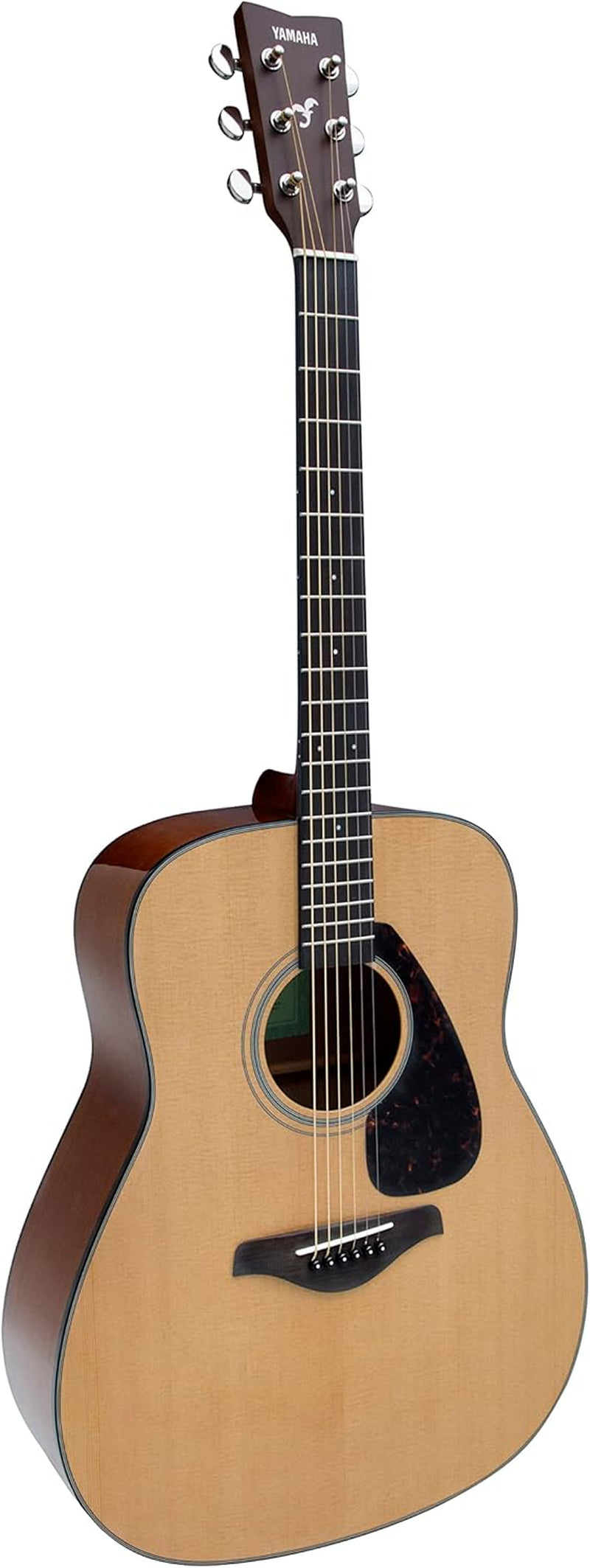 6 String Beginner Solid Spruce Top Traditional Western Dreadnought Acoustic Guitar with Rosewood Fingerboard, Natural Finish, Right, (FG800J NT)