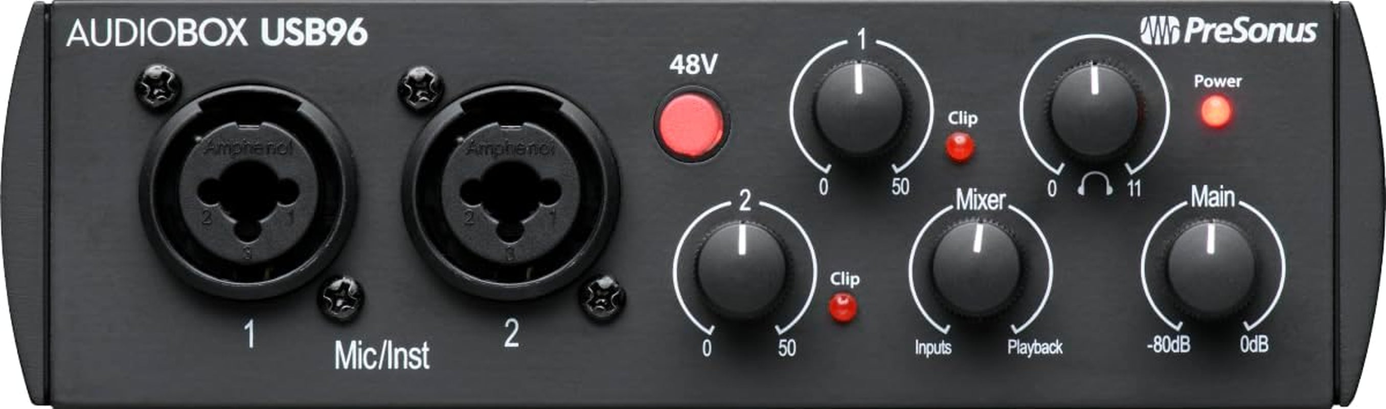 Audiobox 96 25Th Anniversary USB Audio Interface with Studio One Artist DAW Recording Software